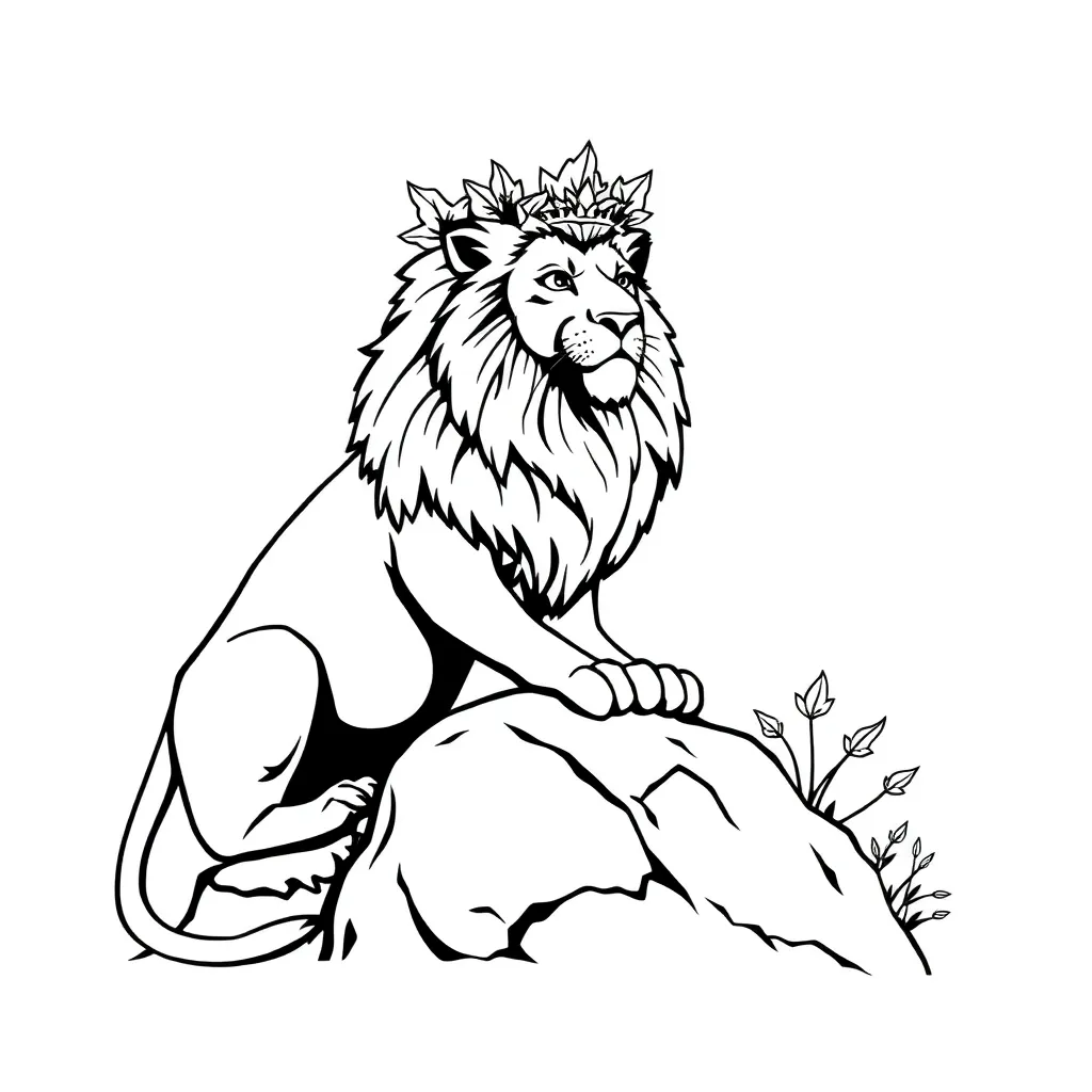 Lion King coloring page