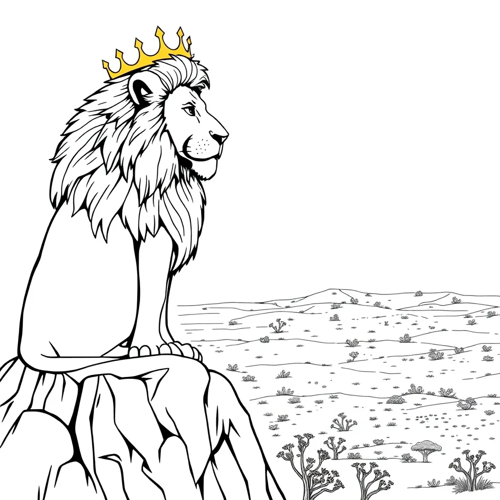 Lion King coloring page