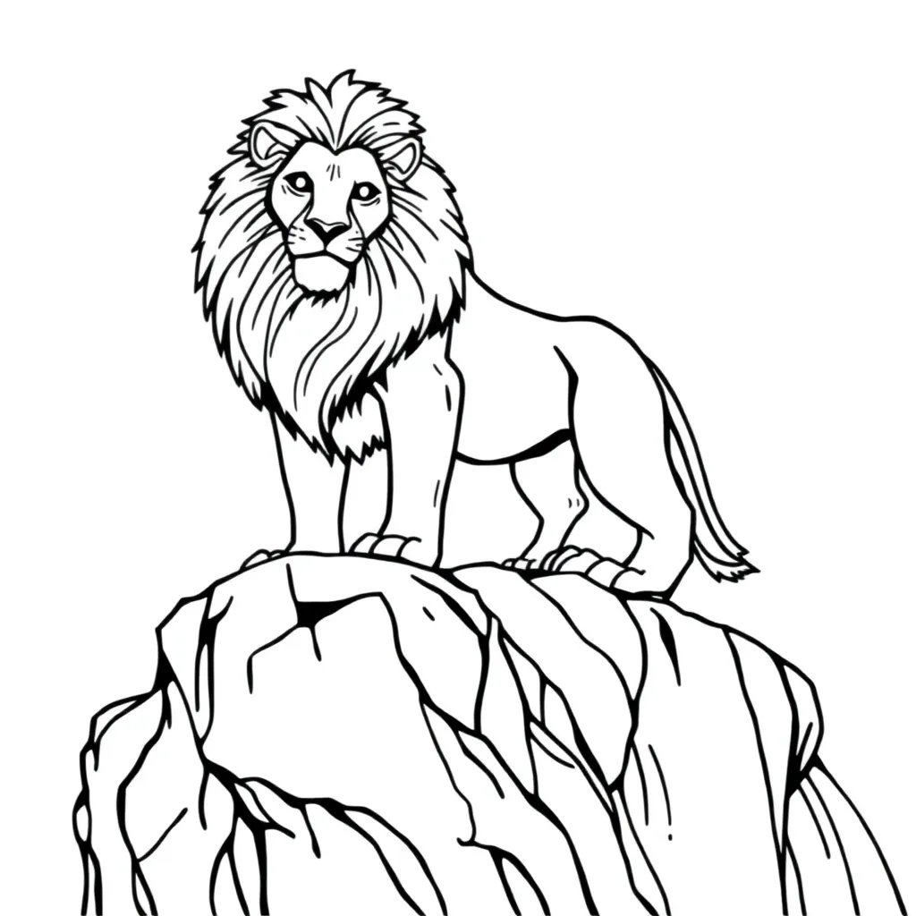 Lion King coloring page