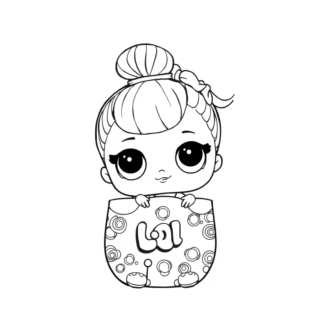 LOL Surprise coloring page