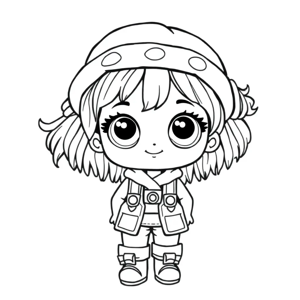 LOL Surprise coloring page
