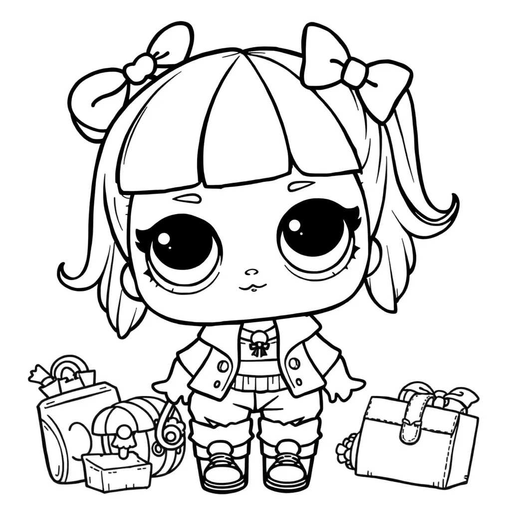 LOL Surprise coloring page