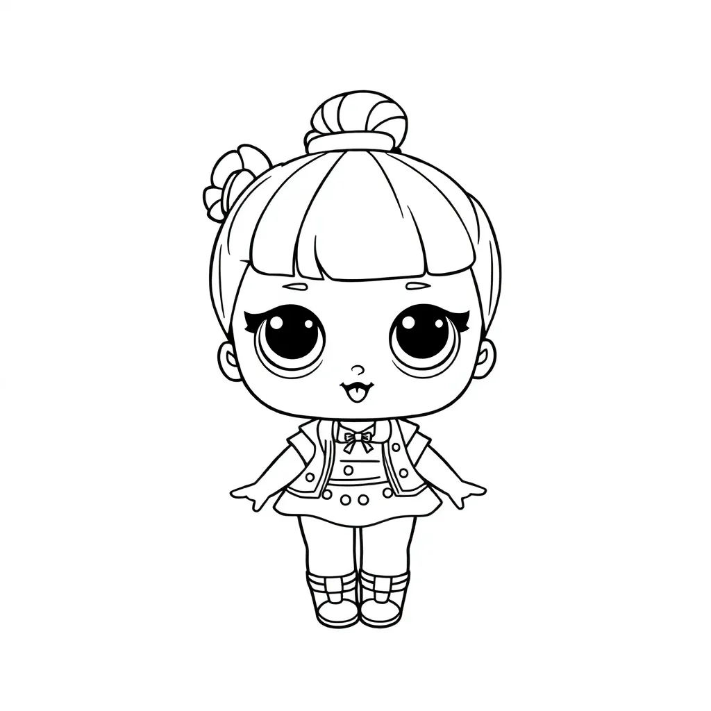 LOL Surprise coloring page