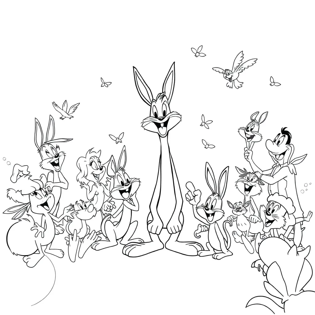 Looney Tunes coloring page