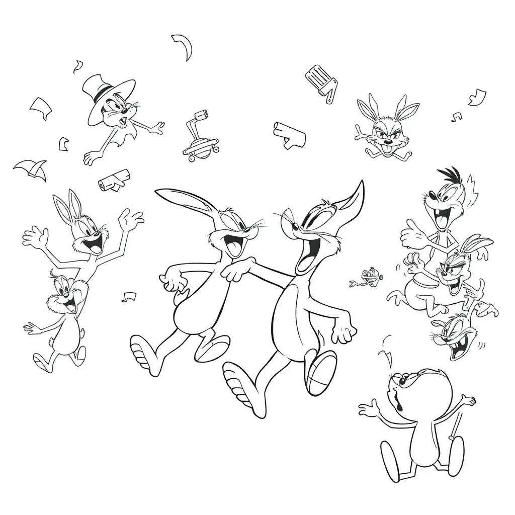 Looney Tunes coloring page