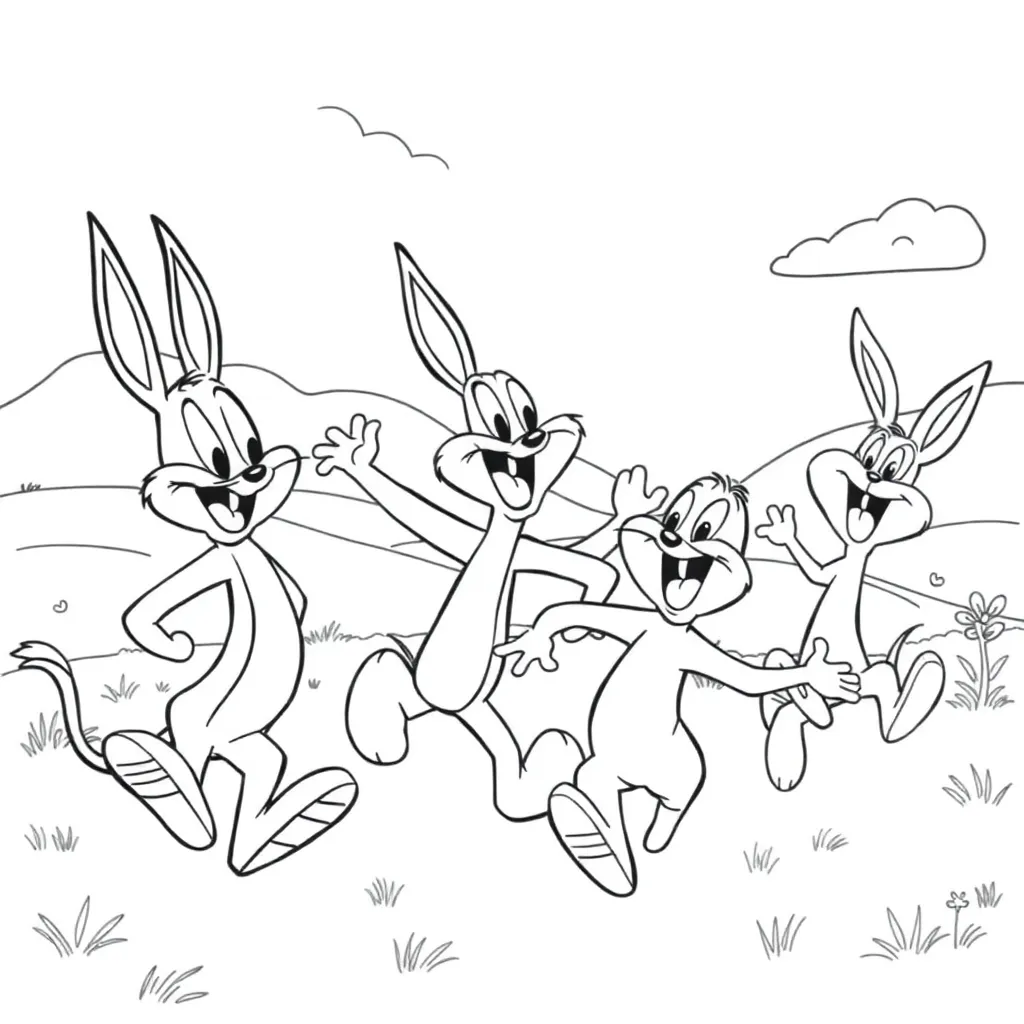 Looney Tunes coloring page