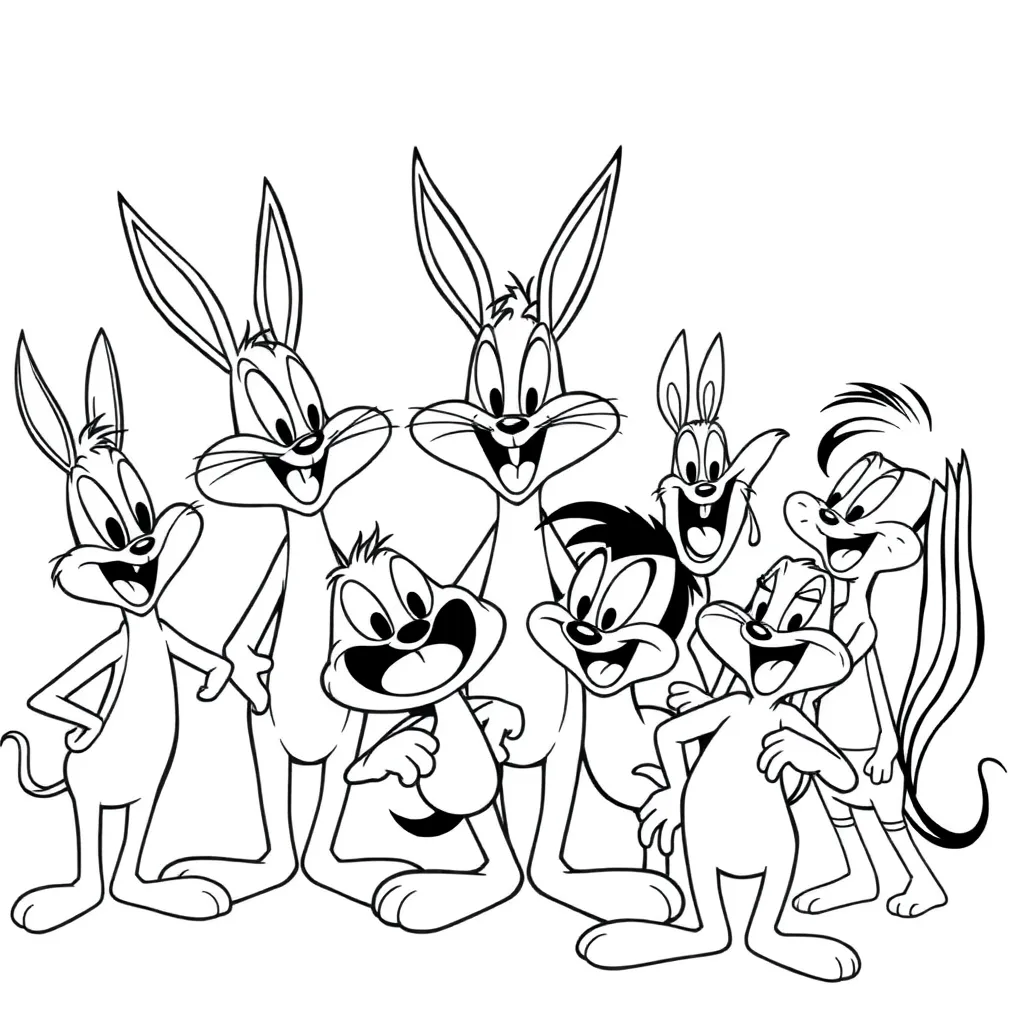 Looney Tunes coloring page