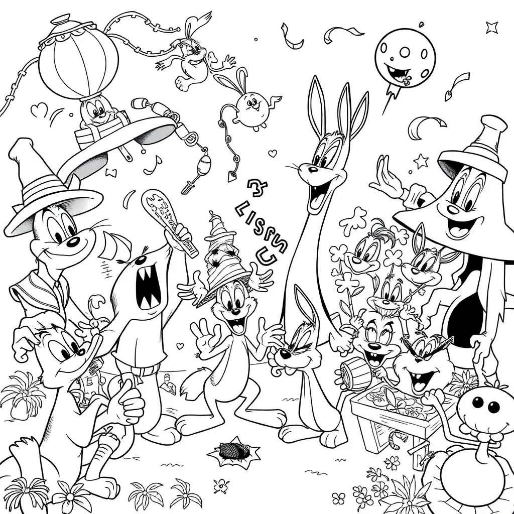 Looney Tunes coloring page