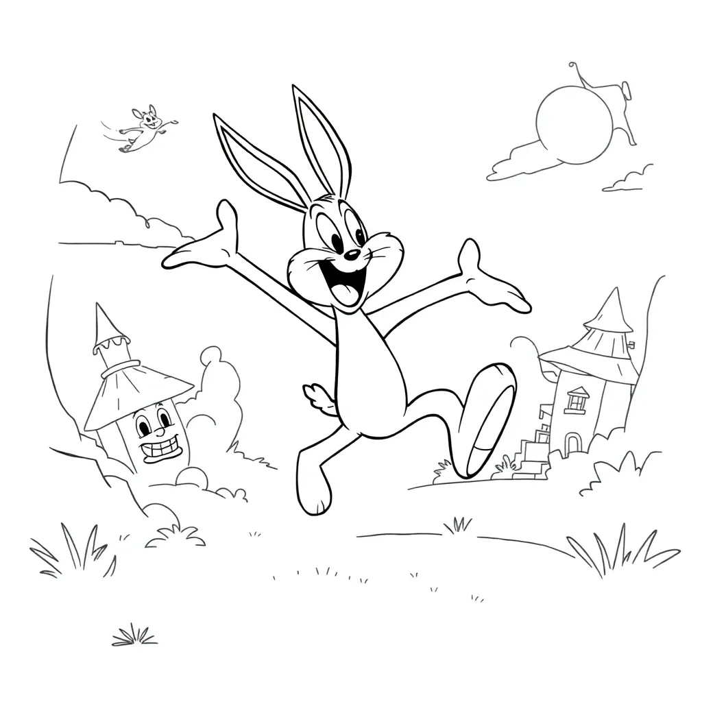 Looney Tunes coloring page