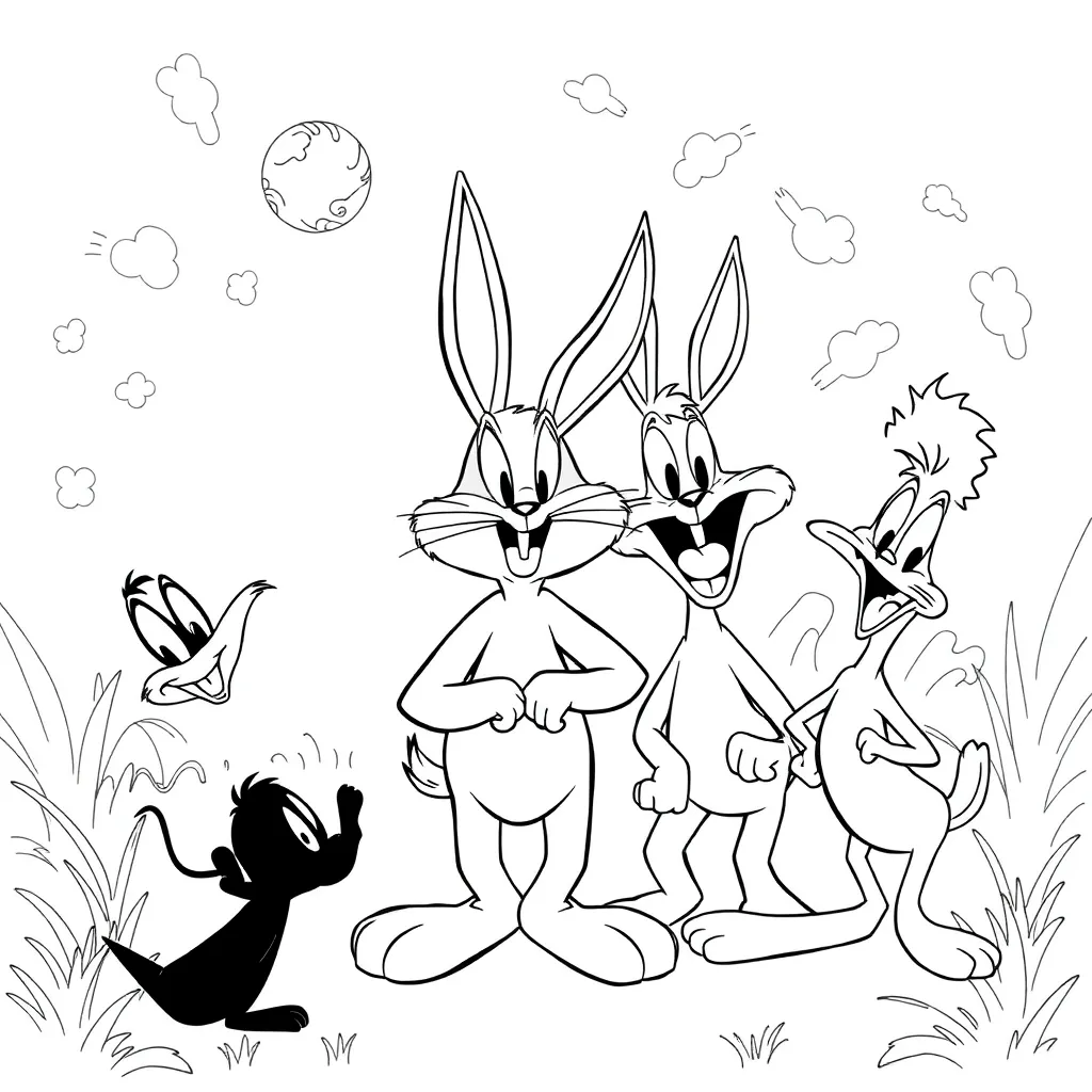 Looney Tunes coloring page