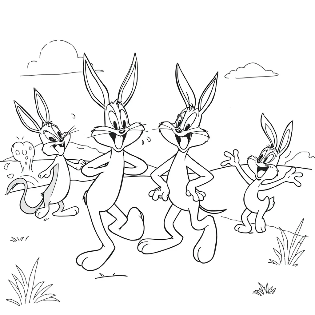 Looney Tunes coloring page