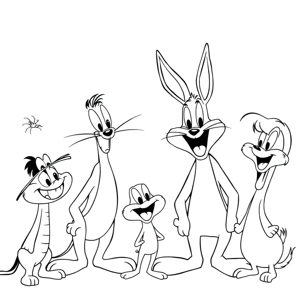 Looney Tunes coloring page