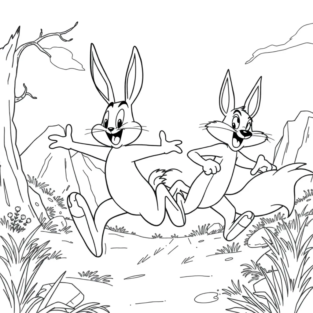 Looney Tunes coloring page