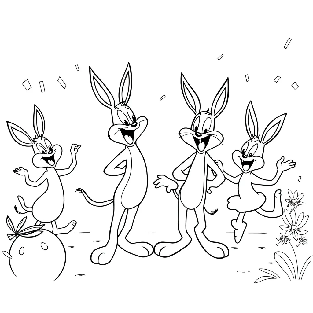 Looney Tunes coloring page