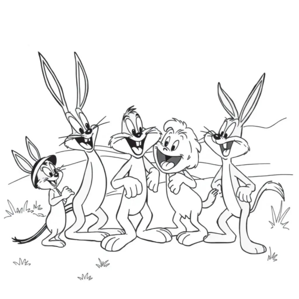 Looney Tunes coloring page