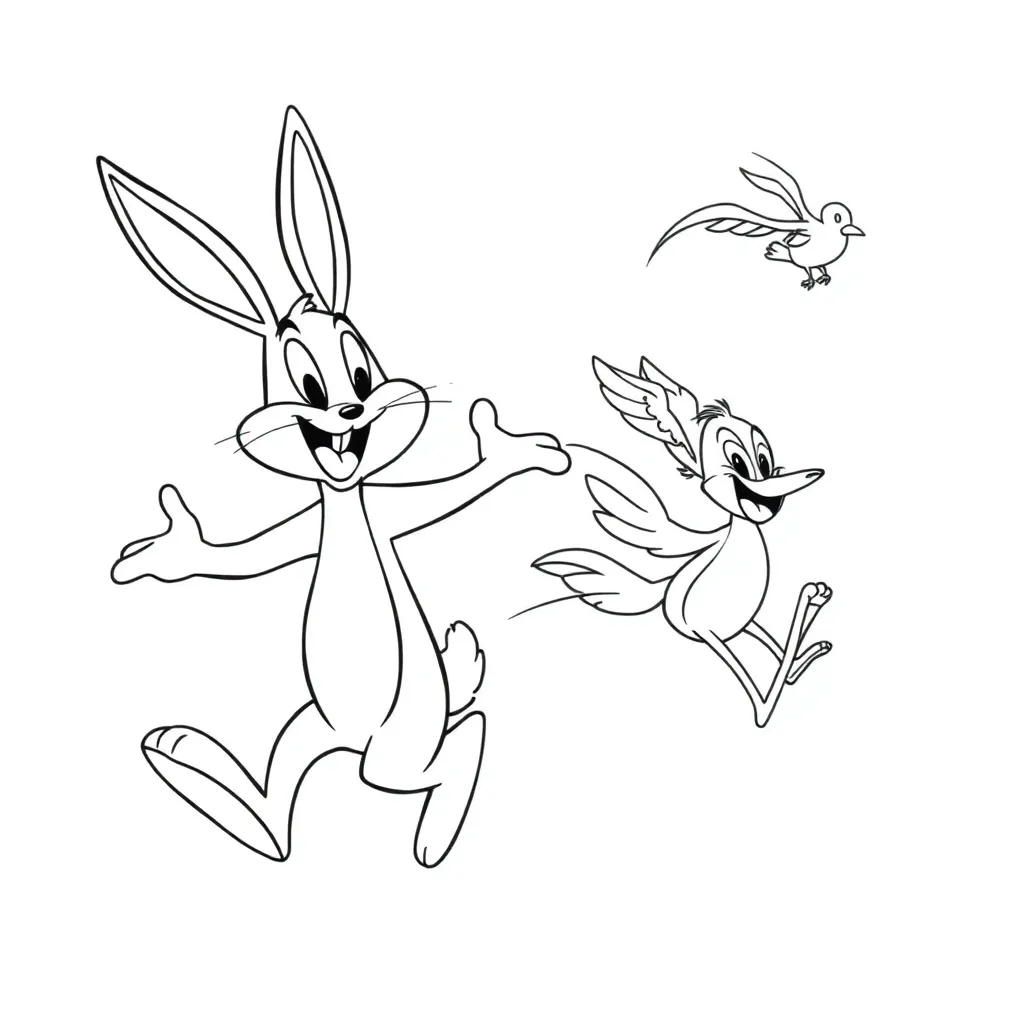 Looney Tunes coloring page