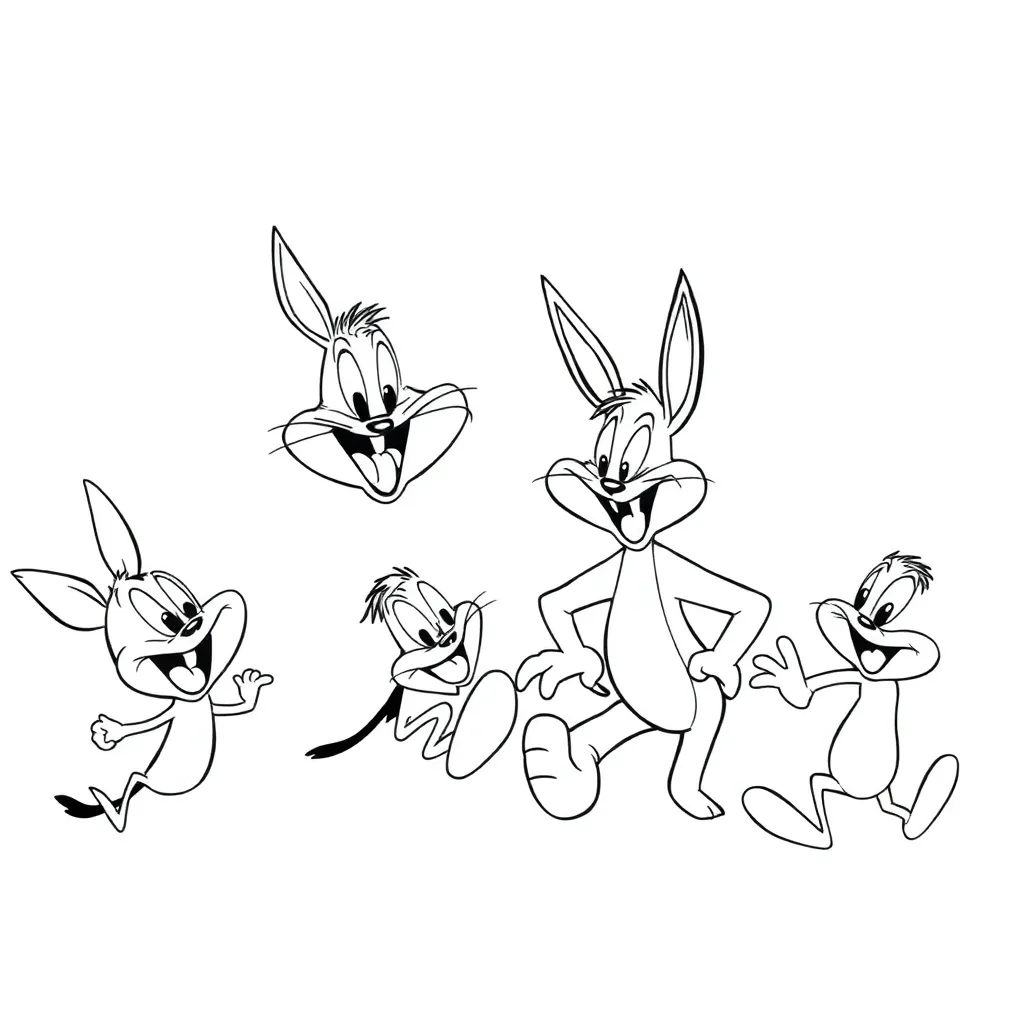 Looney Tunes coloring page
