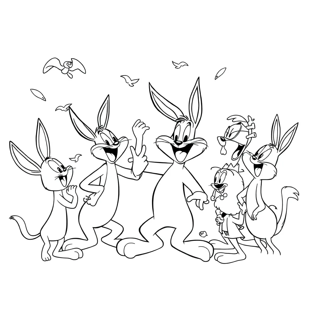 Looney Tunes coloring page