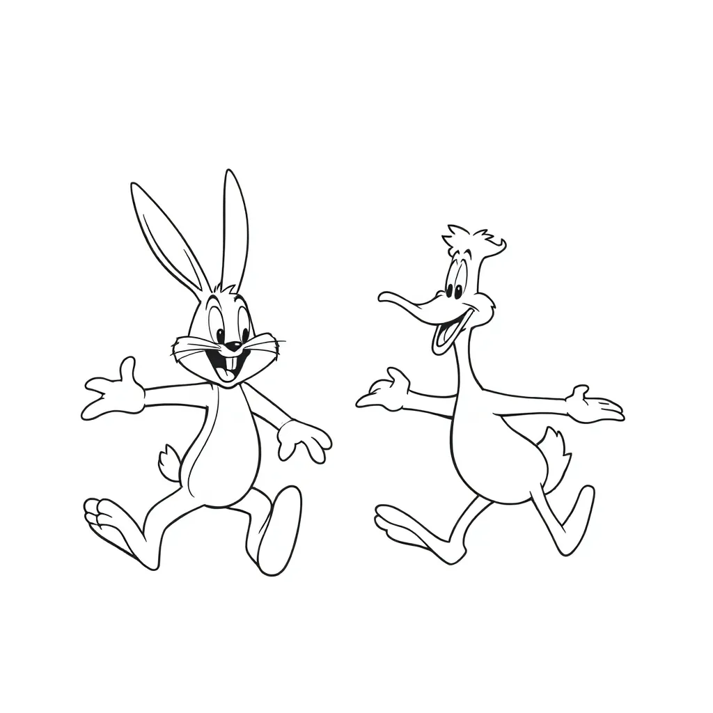 Looney Tunes coloring page
