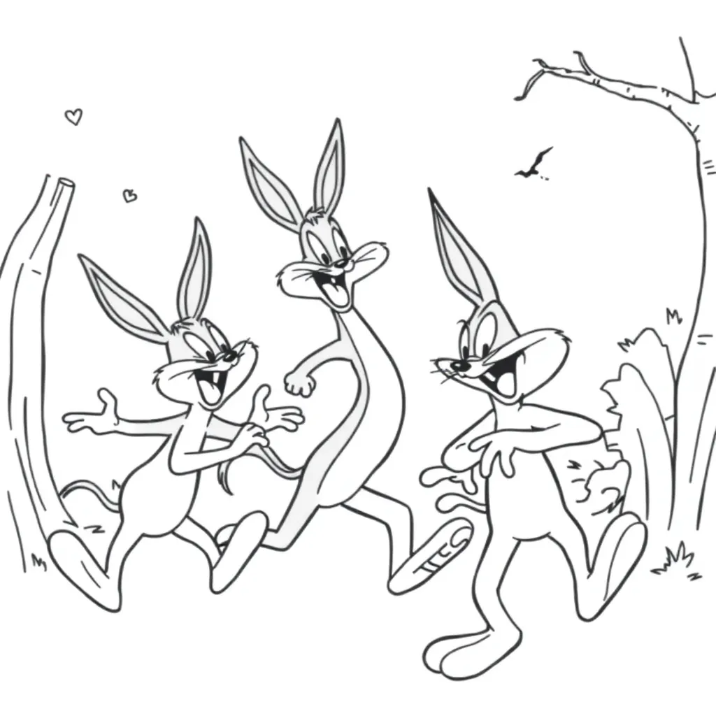 Looney Tunes coloring page