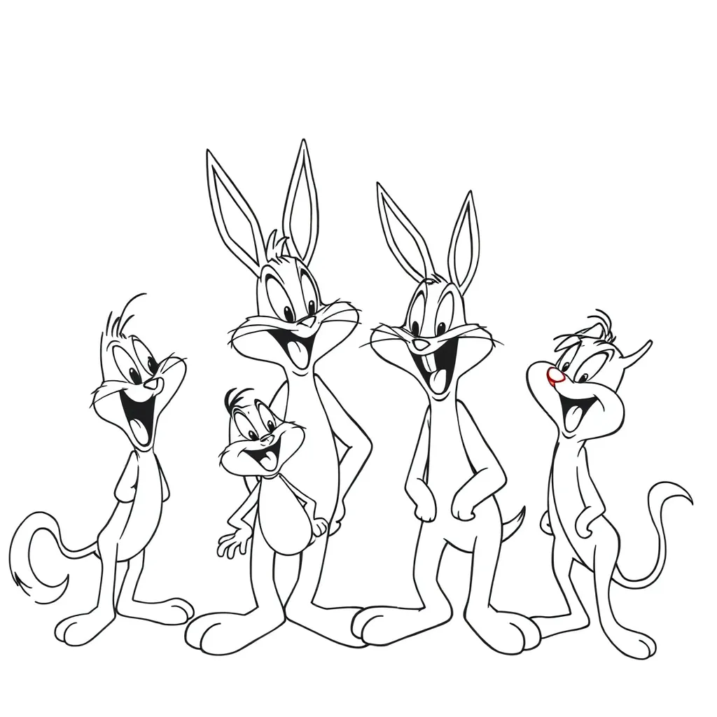 Looney Tunes coloring page