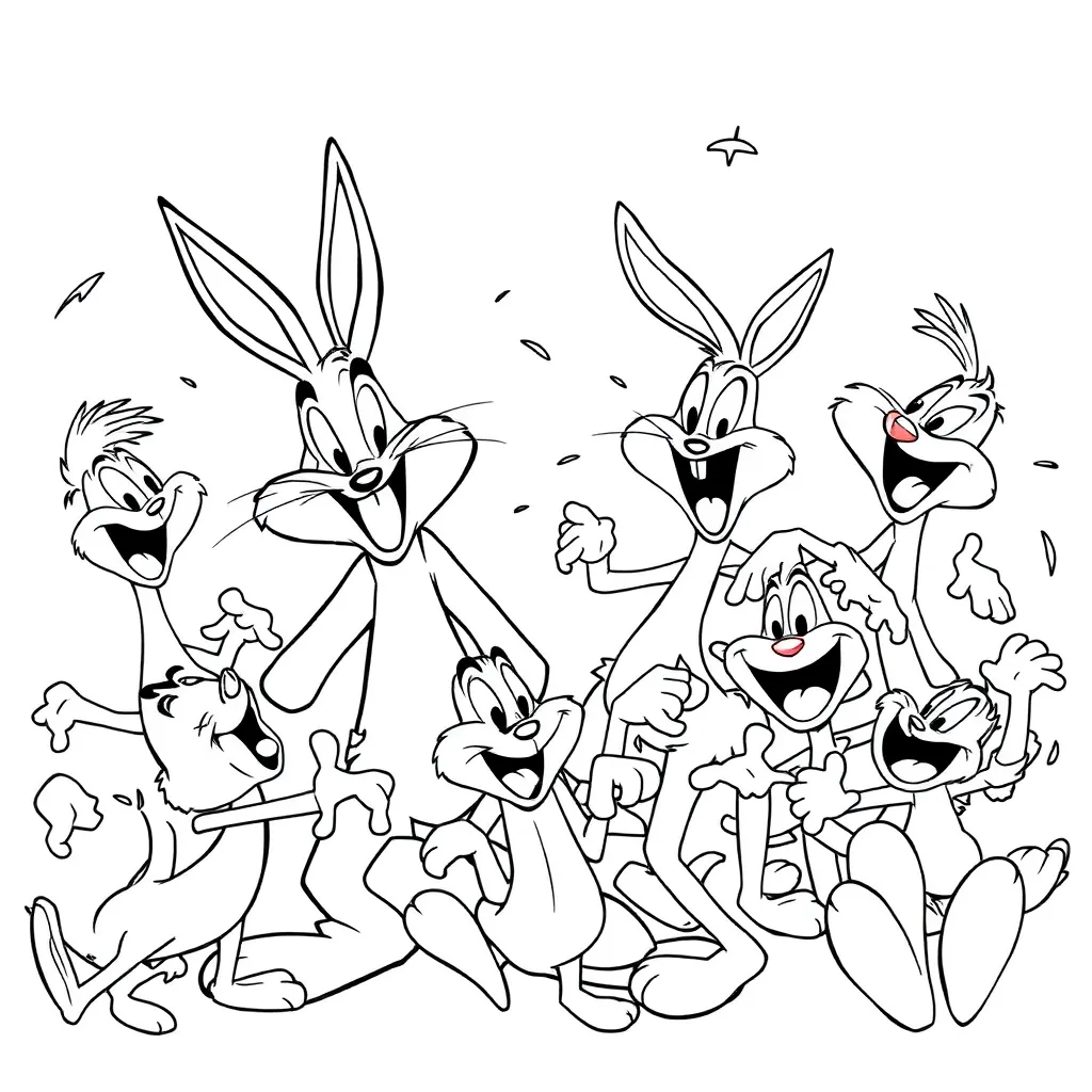 Looney Tunes coloring page