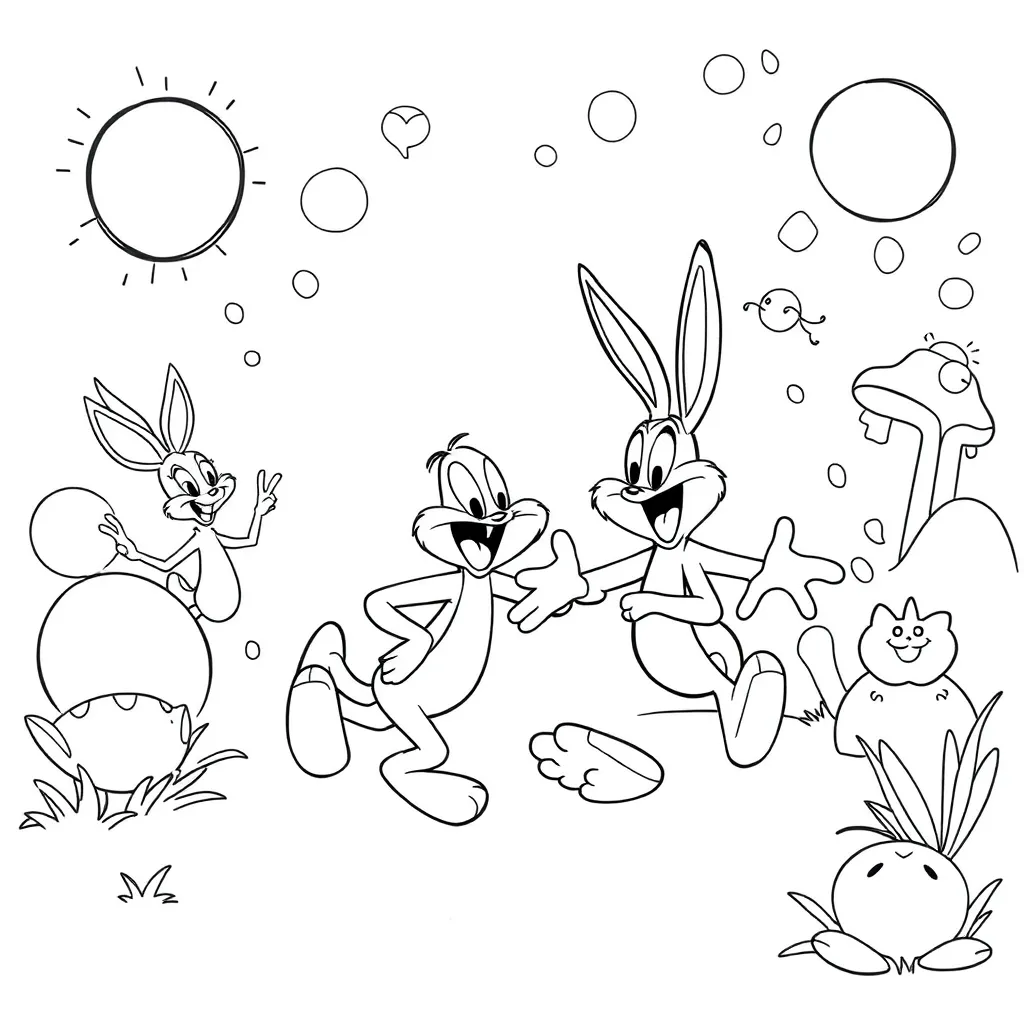 Looney Tunes coloring page