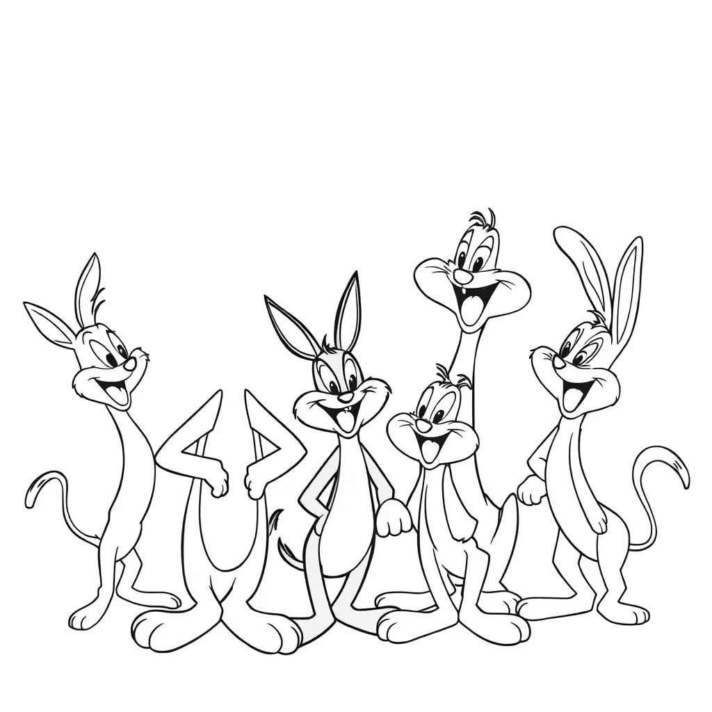 Looney Tunes coloring page