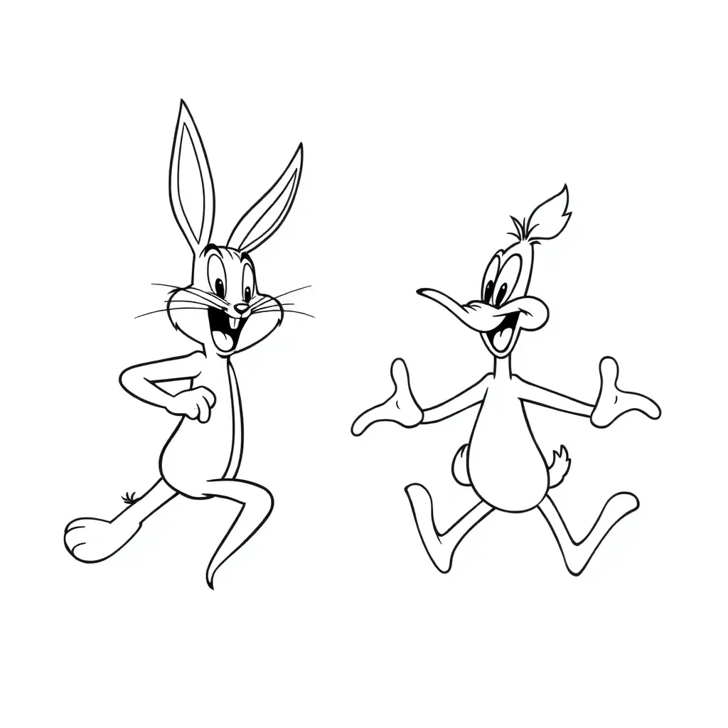 Looney Tunes coloring page