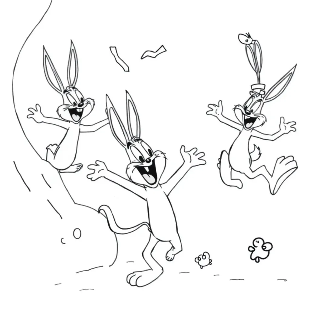 Looney Tunes coloring page