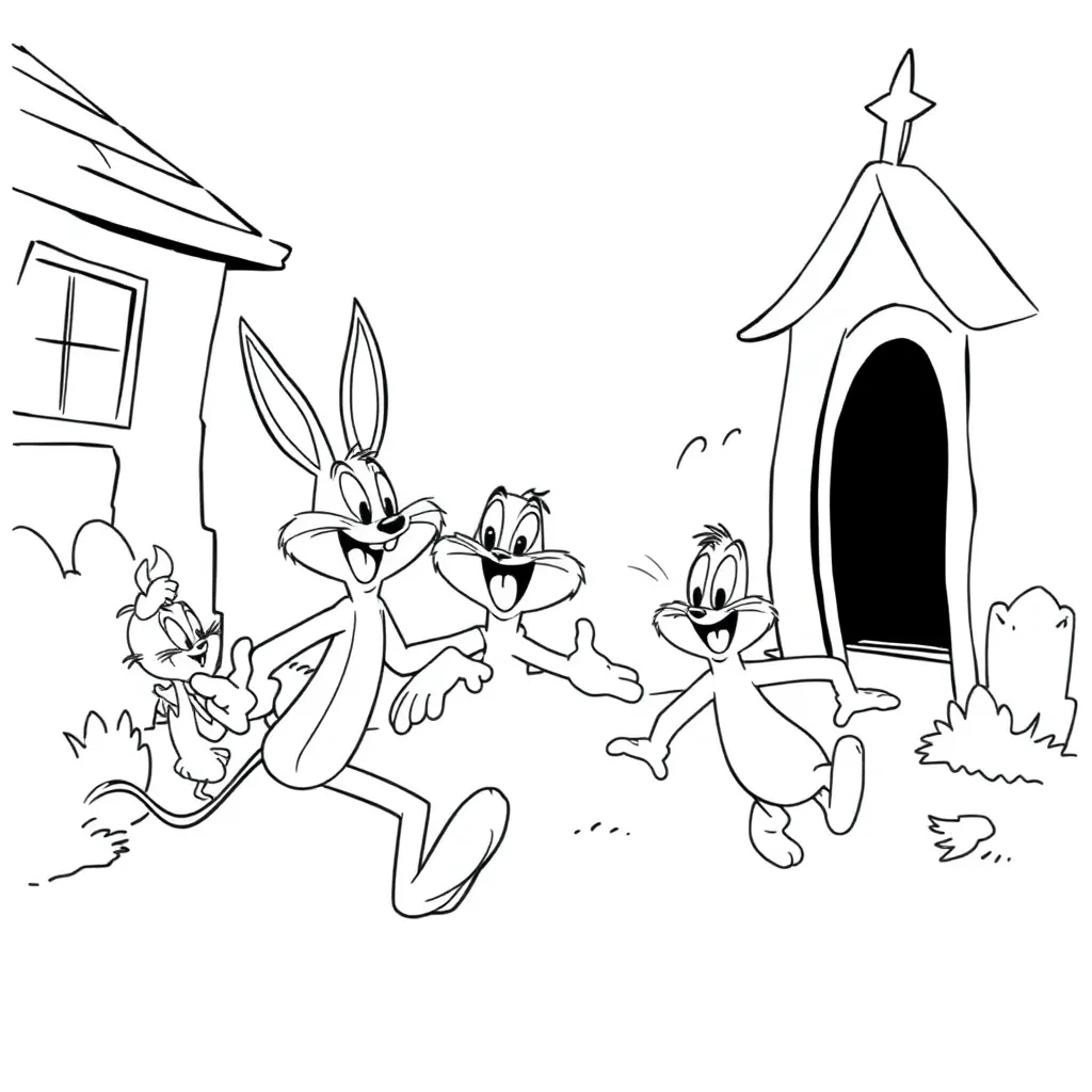 Looney Tunes coloring page