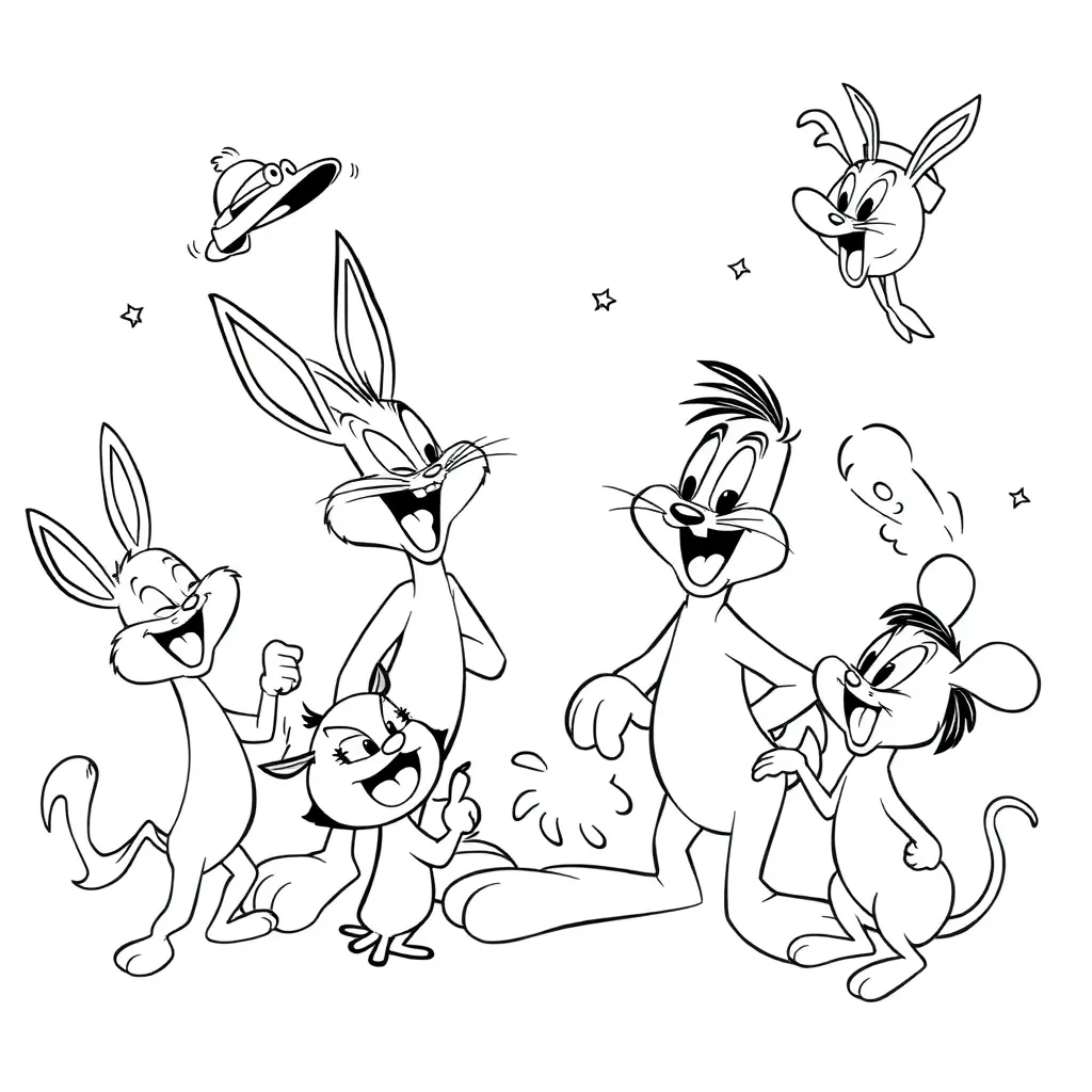 Looney Tunes coloring page