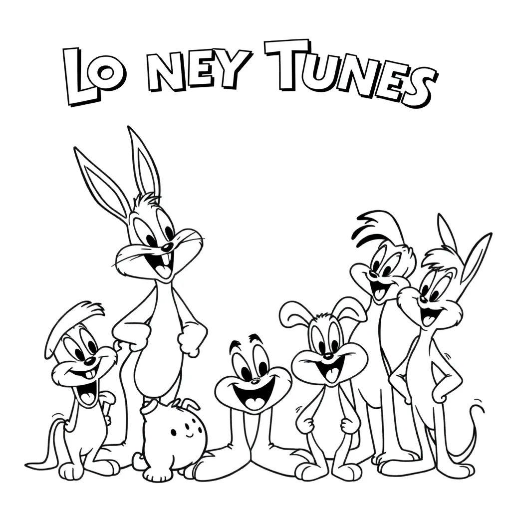 Looney Tunes coloring page