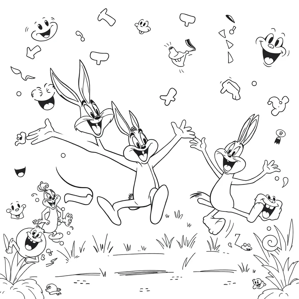 Looney Tunes coloring page