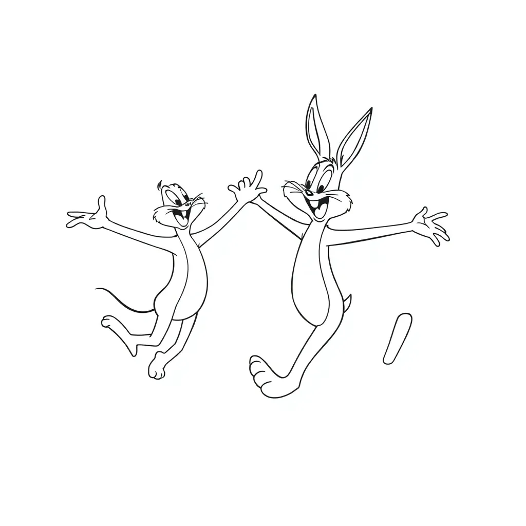 Looney Tunes coloring page