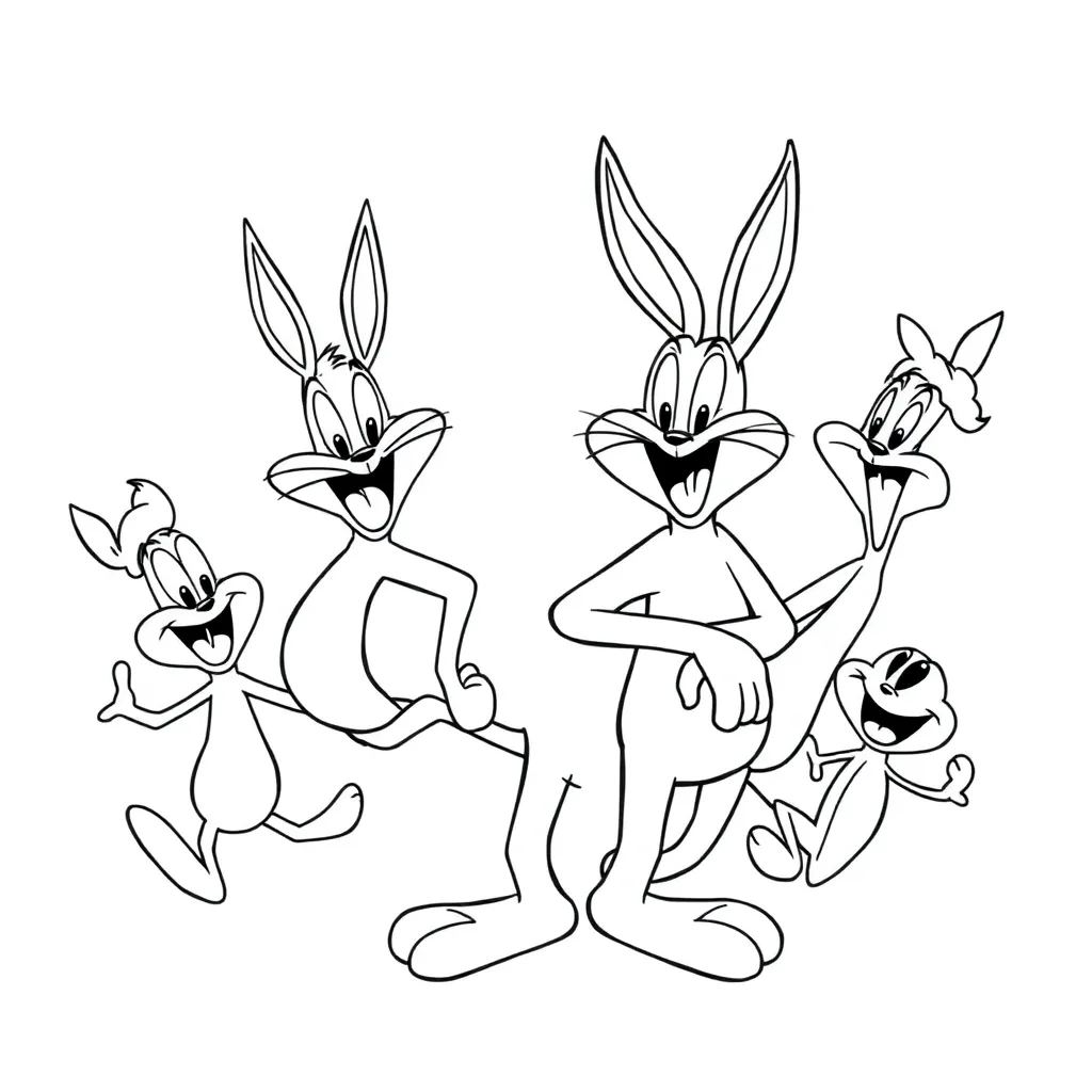 Looney Tunes coloring page