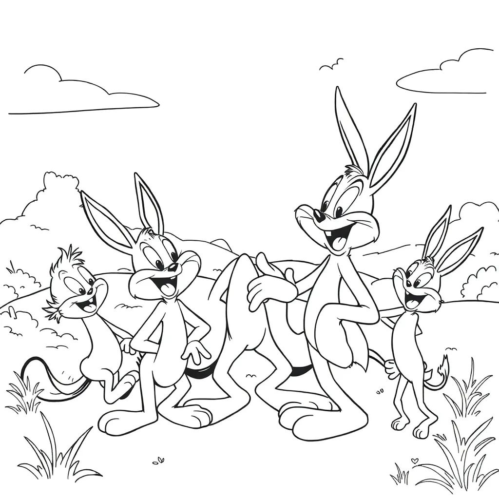 Looney Tunes coloring page