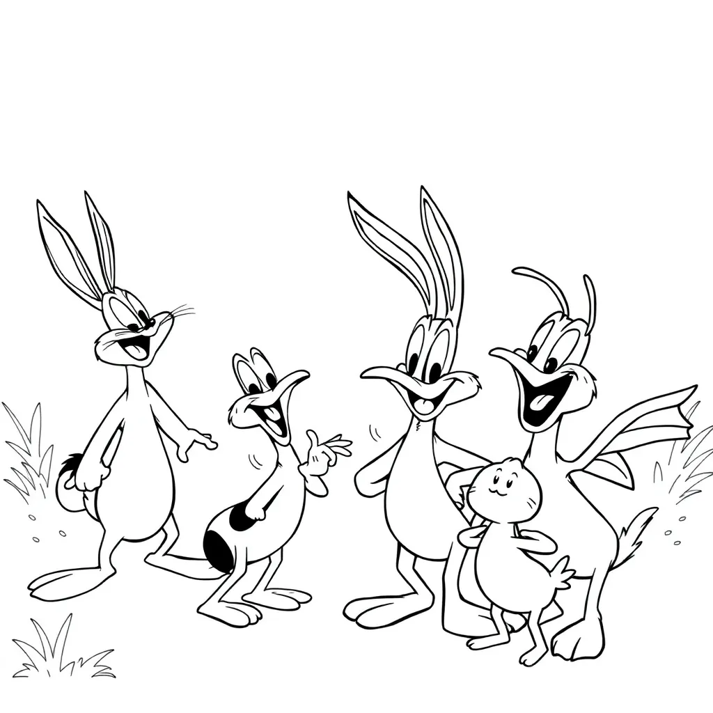 Looney Tunes coloring page