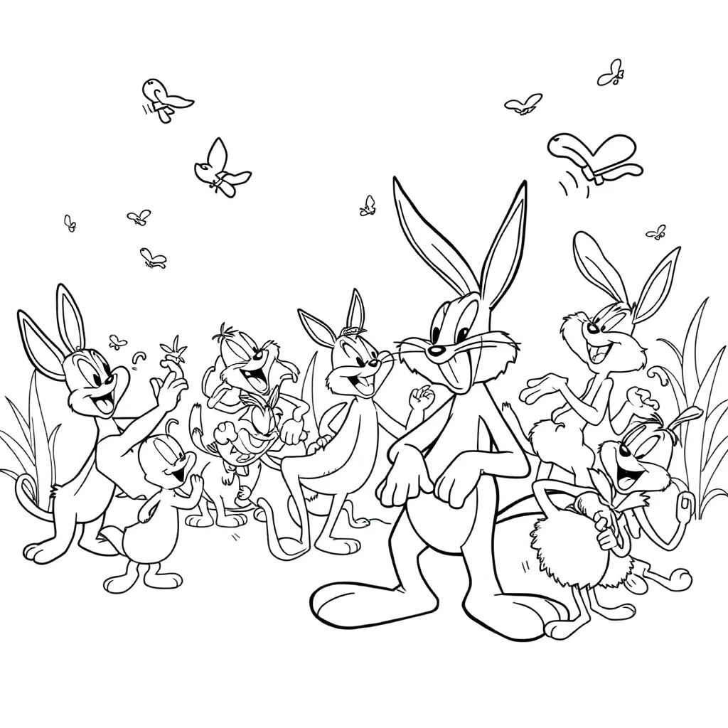 Looney Tunes coloring page