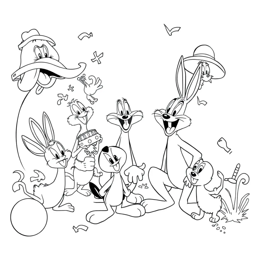 Looney Tunes coloring page