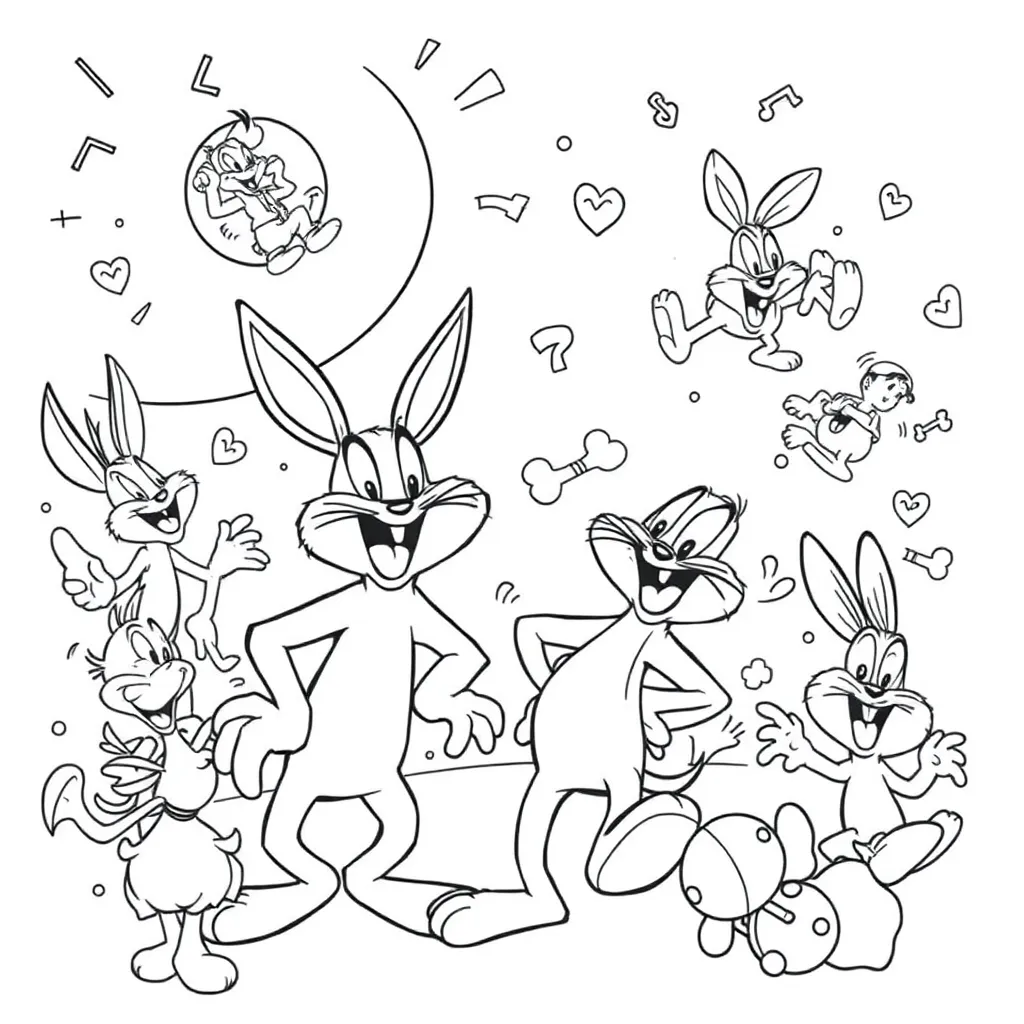 Looney Tunes coloring page