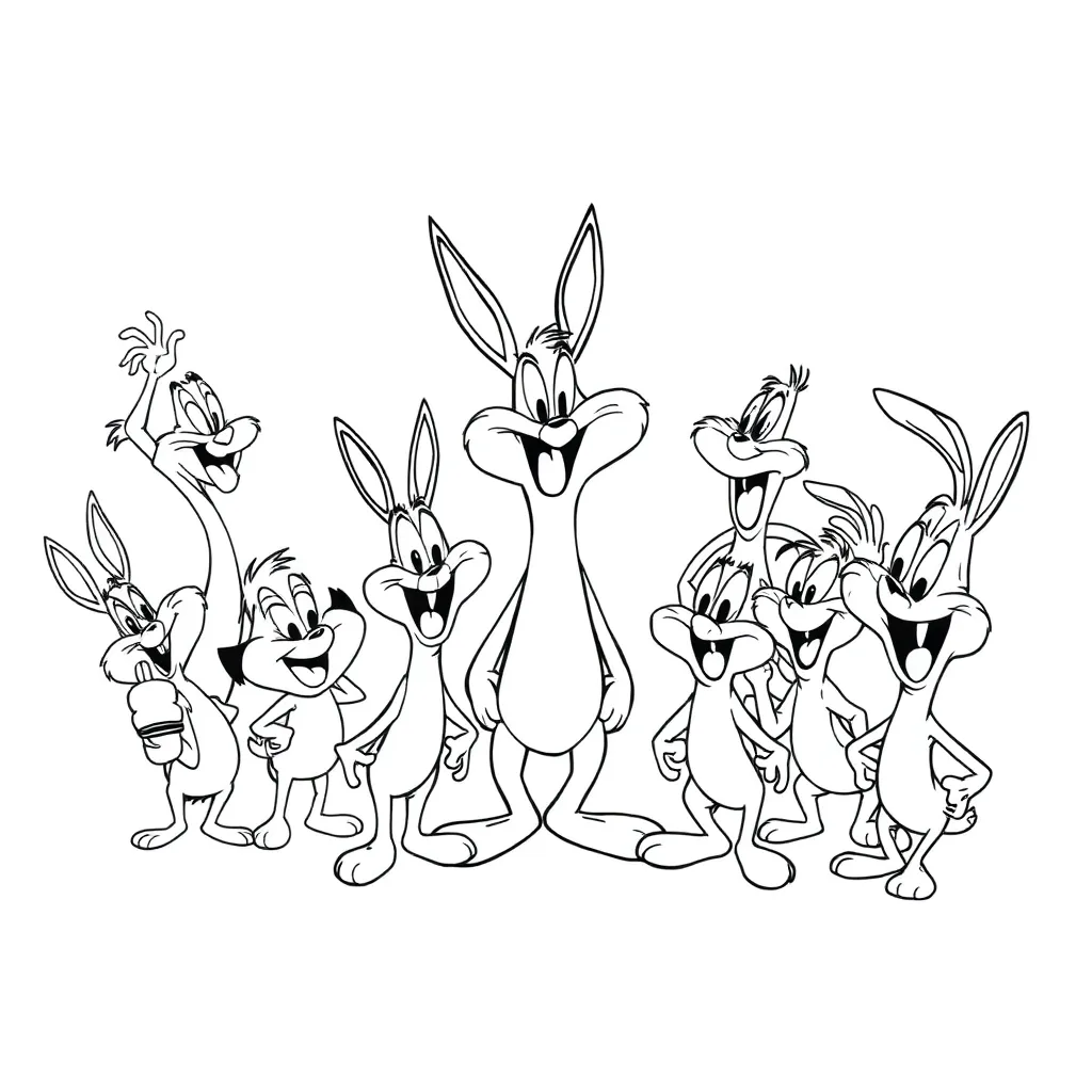 Looney Tunes coloring page