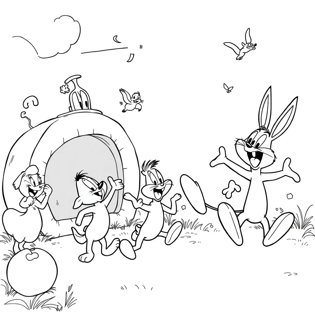 Looney Tunes coloring page