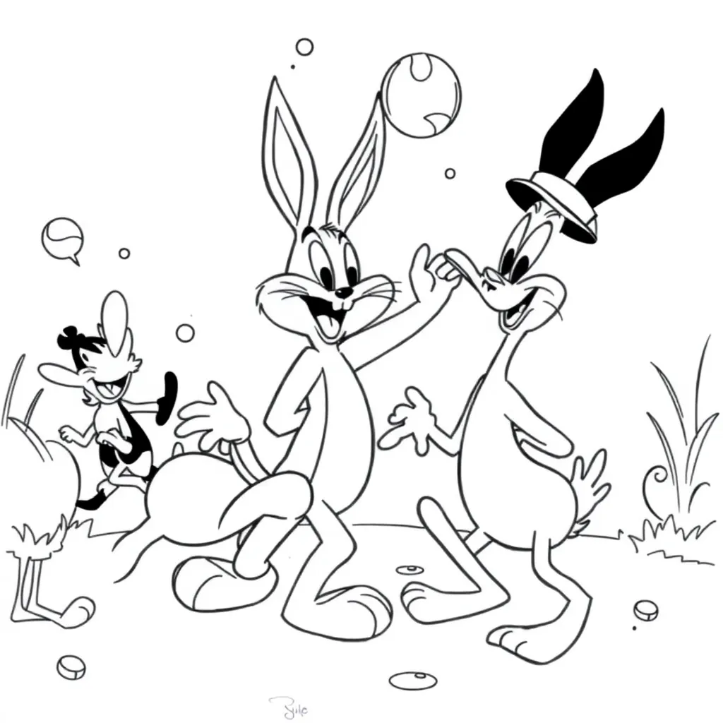 Looney Tunes coloring page