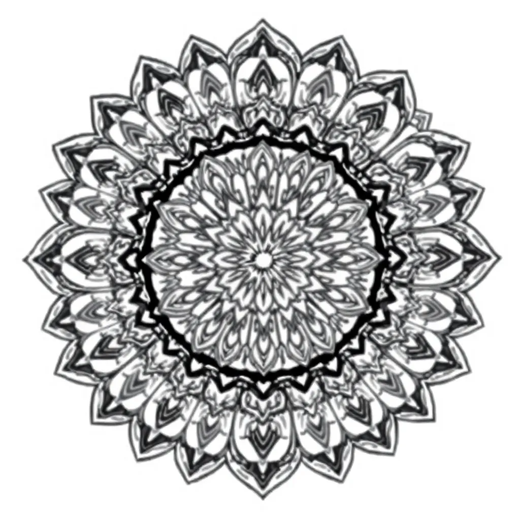 Mandalas coloring page