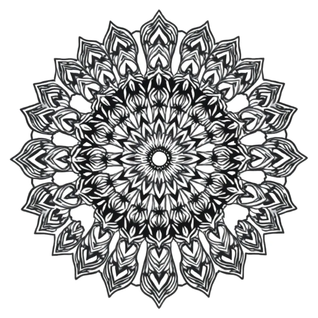Mandalas coloring page