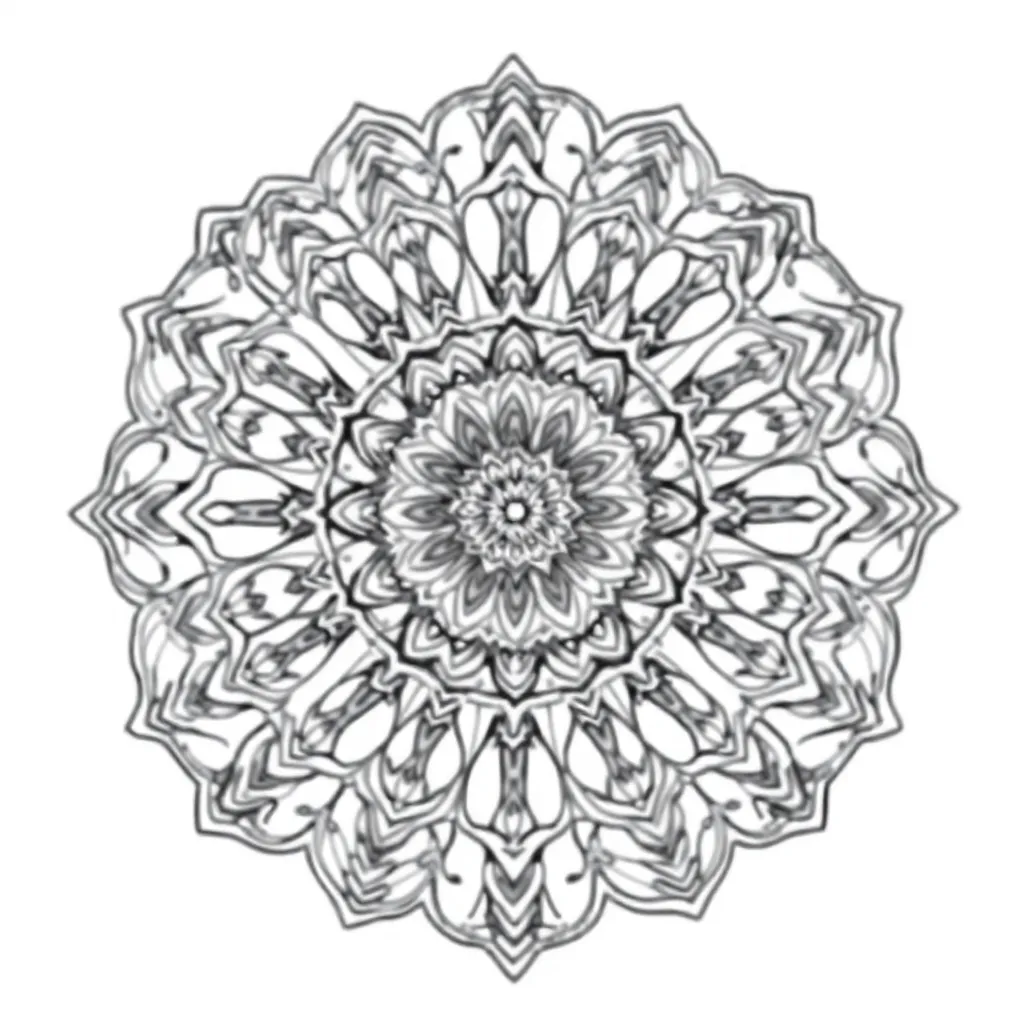 Mandalas coloring page