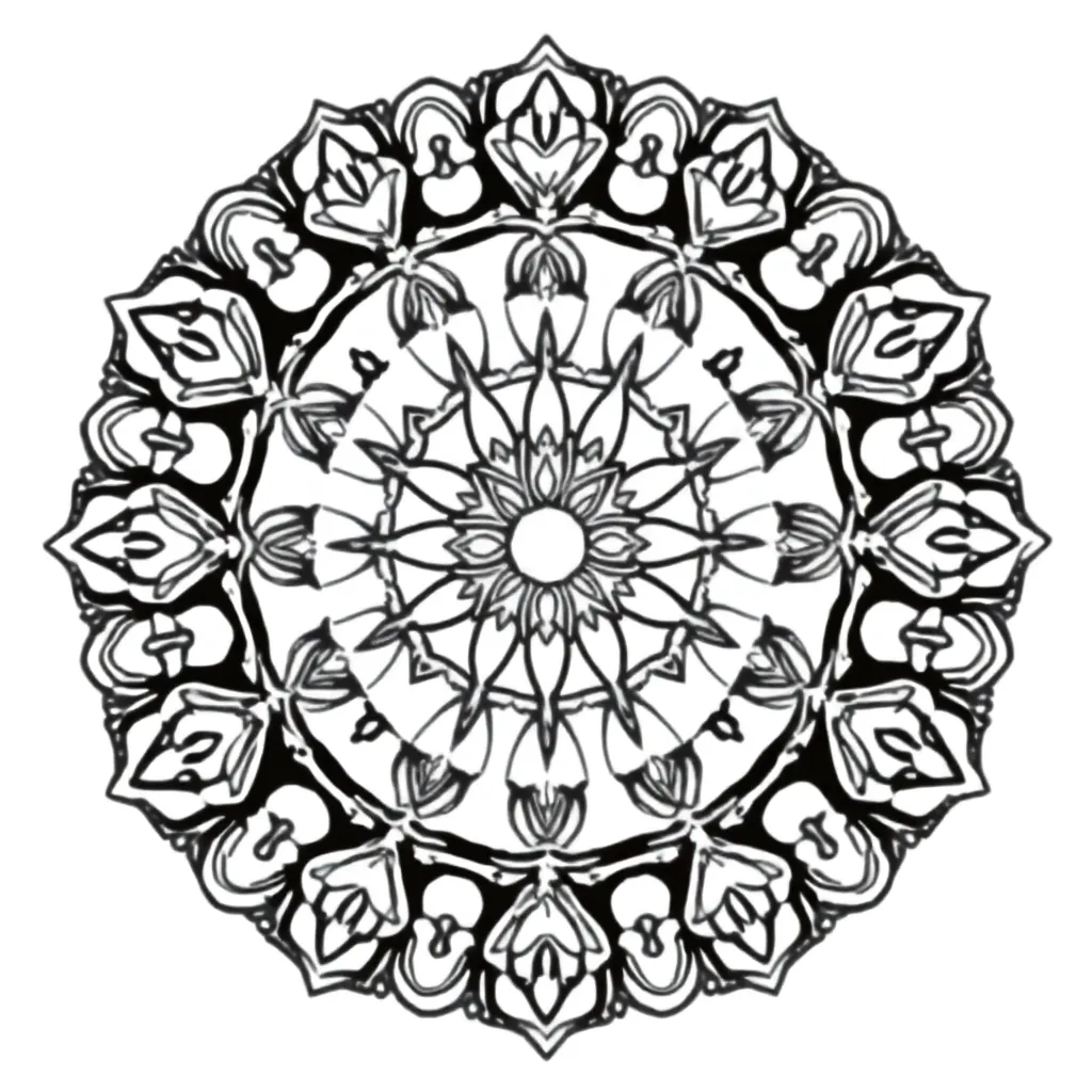 Mandalas coloring page
