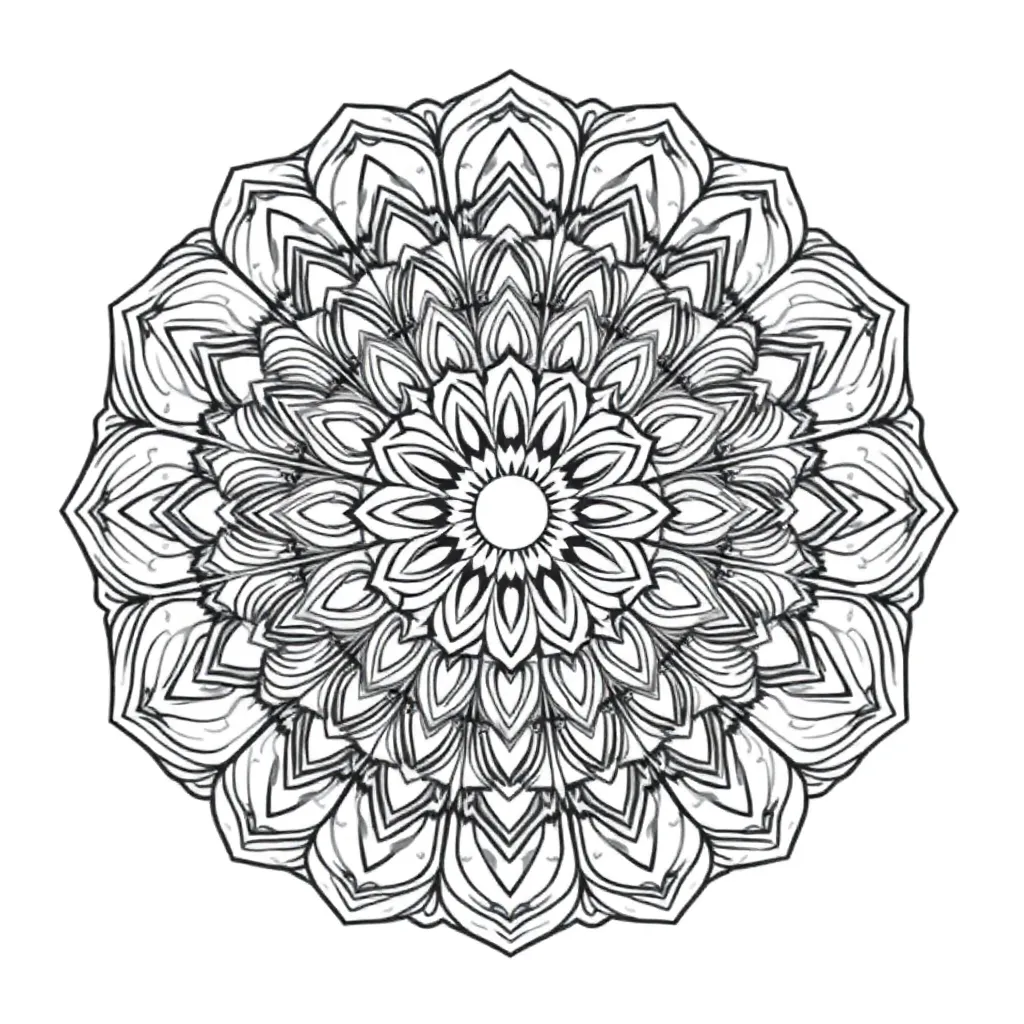 Mandalas coloring page