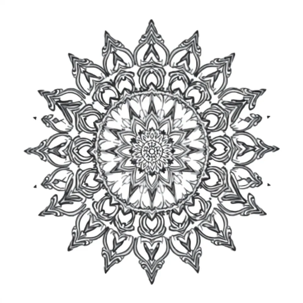 Mandalas coloring page